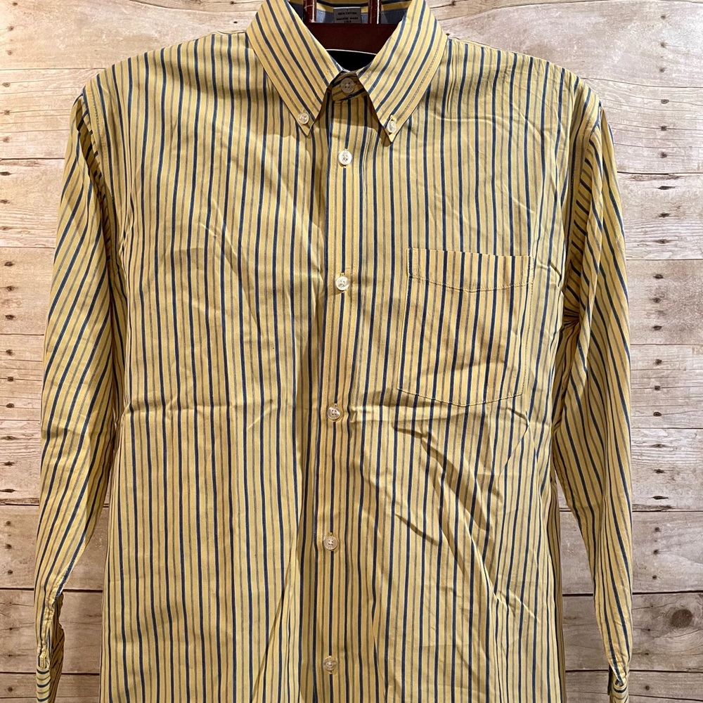 Gap Kids Striped Long Sleeve Button Down Shirt